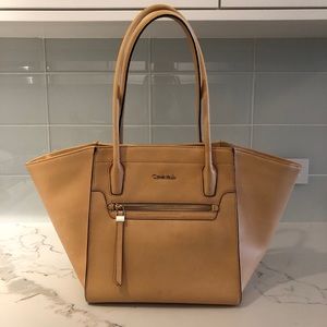 Calvin Klein Leather Tote